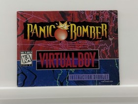 Panic Bomber With Manual Nintendo Virtual Boy
