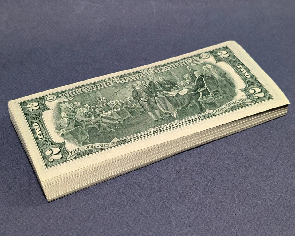 FR. 1935 D $2 1976 Federal Reserve Note Cleveland 100pc Choice CU - Image 2 of 2