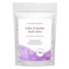 Bath Epsom Salt Salts Spa Foot Soak Magnesium Sulphate Muscle Aches Pains 1Kg