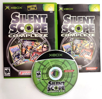 Silent Scope Complete (Microsoft Xbox, 2004) COMPLETE CIB Tested & Cleaned!