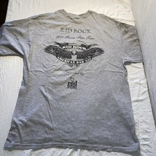 Kid Rock American Badass 2011 Born Free Tour Crew Shirt XL Back Print Exclusive
