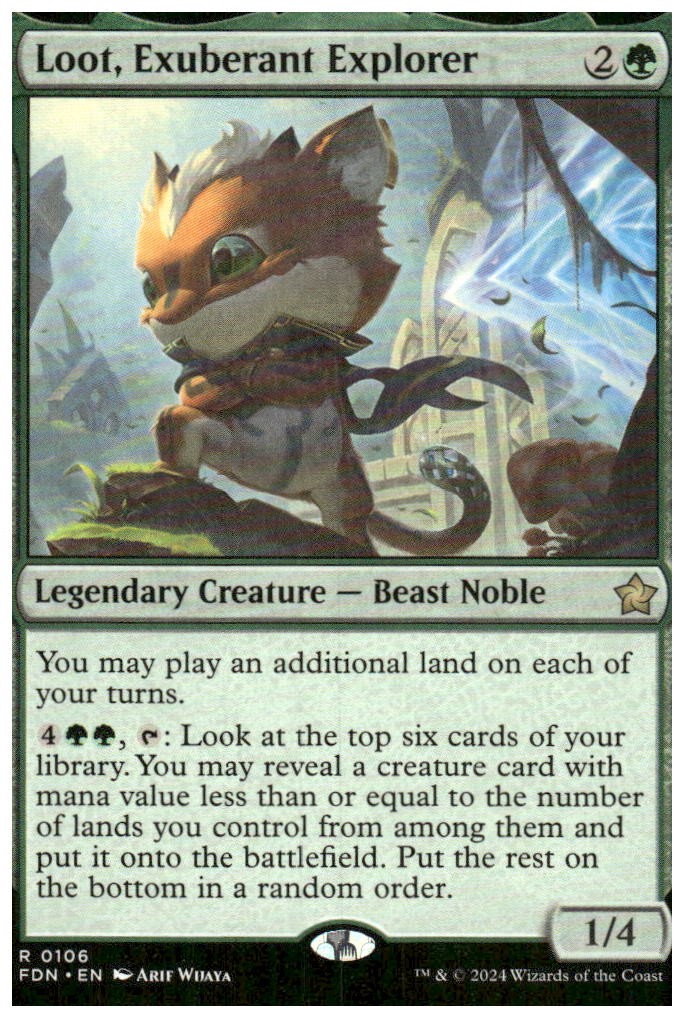 Foundations #106 Loot, Exuberant Explorer