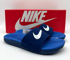 Nike KAWA SLIDE GS/PS VOID Unisex Kids' NEW Sandal Blue US Size 12 C