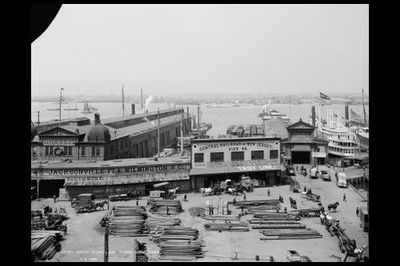 #ad White Star Line piersboatship companiespierswharvesdocksNew YorkNYc1905 $12.99