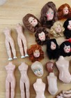 79 Pc Lot Vintage Plastic Doll Parts Heads Etc Repair Crafts Halloween Garland — photo 2