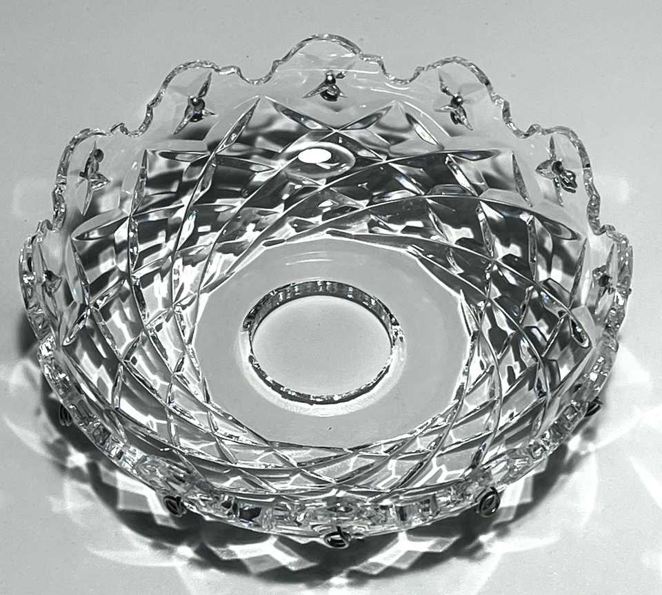 2 LUSTRE/CANDELABRO DE CRISTAL WATERFORD SUBSTITUIÇÃO BOBECHE 12 PINOS 4 5/8" - Imagem 3 de 4