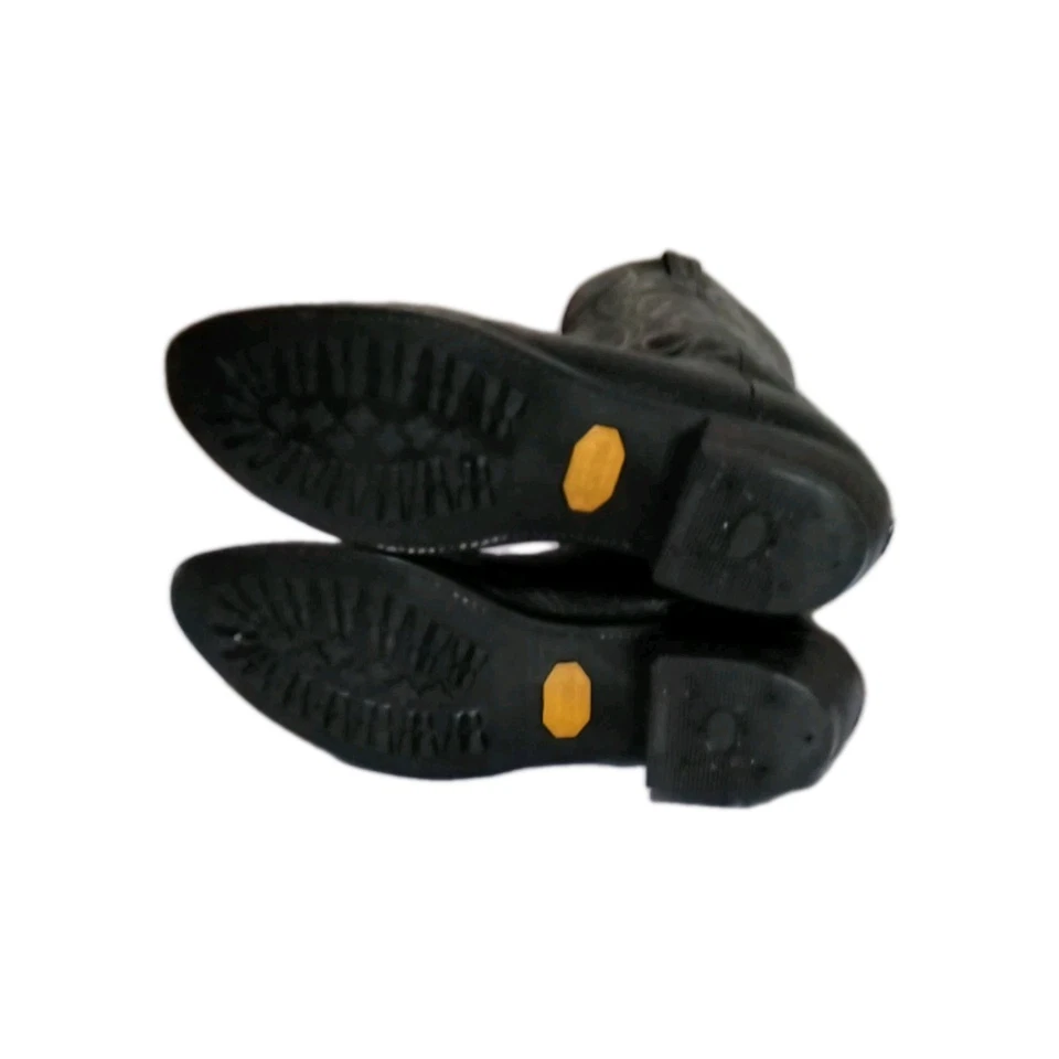 Botas masculinas de caubói Hondo tamanho 12 A - Imagem 4 de 4