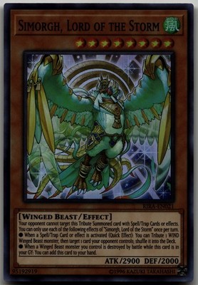 Simorgh, Lord of the Storm Super Rare Rising Rampage RIRA-EN021 LP