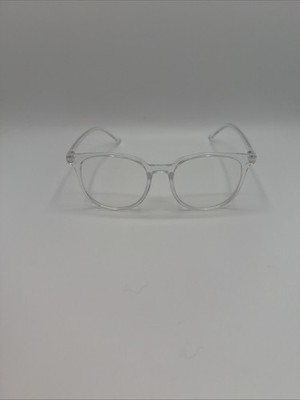 Brille ohne Korrektur Damen Transparent Trend Oval Neu V69