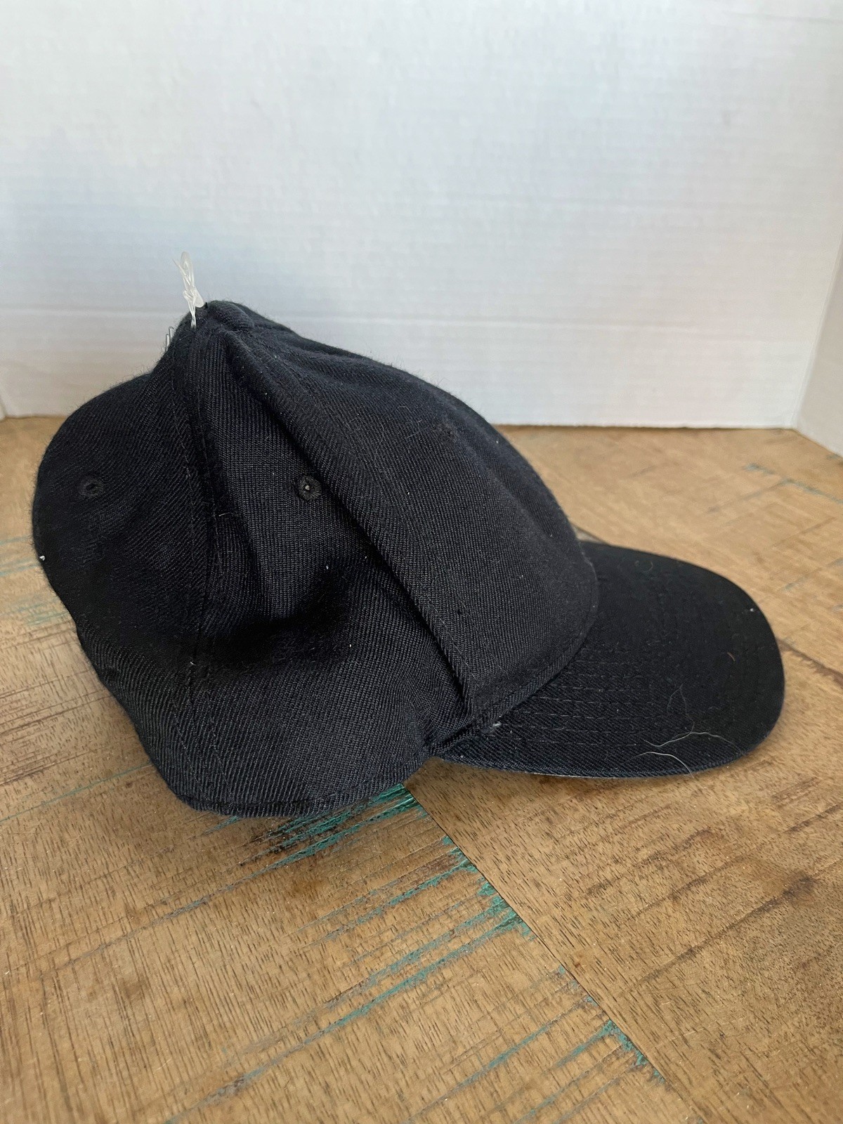 Solid Black Cap Plain Black Otto Hat Adjustable A… - image 7