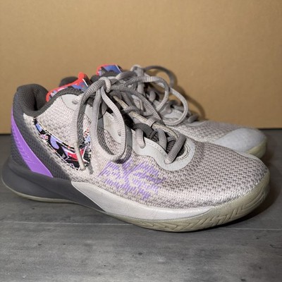 Nike Youth Kyrie Flytrap 2 Low Gray Purple Basketball Athletic Shoe Sz 2.5Y