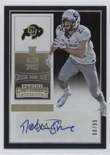 2016 Contenders Draft Picks Bowl Ticket /99 Nelson Spruce (Grey Pants) Auto 10k8