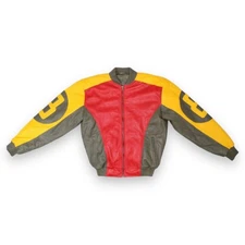 DLNYC - Daniel’s Leather 100% Genuine Leather Men’s 8‑Ball Racer Moto Jacket