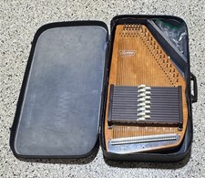 Oscar Schmidt Autoharp 36 String 15 Chord Wooden Harp With Case