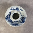 Antique Chinese Export Blue and White 18c Elegant tea cup holder — photo 2
