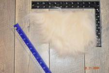 Genuine Icelandic sheepskin Dam Troll wig Mohair Replacement 528 White large