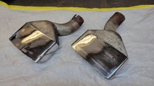 Oem 1970-1974 Cuda Exhaust Tips Left And Right Oem 1970-1974 Cuda Exhaust Tips Left And Right