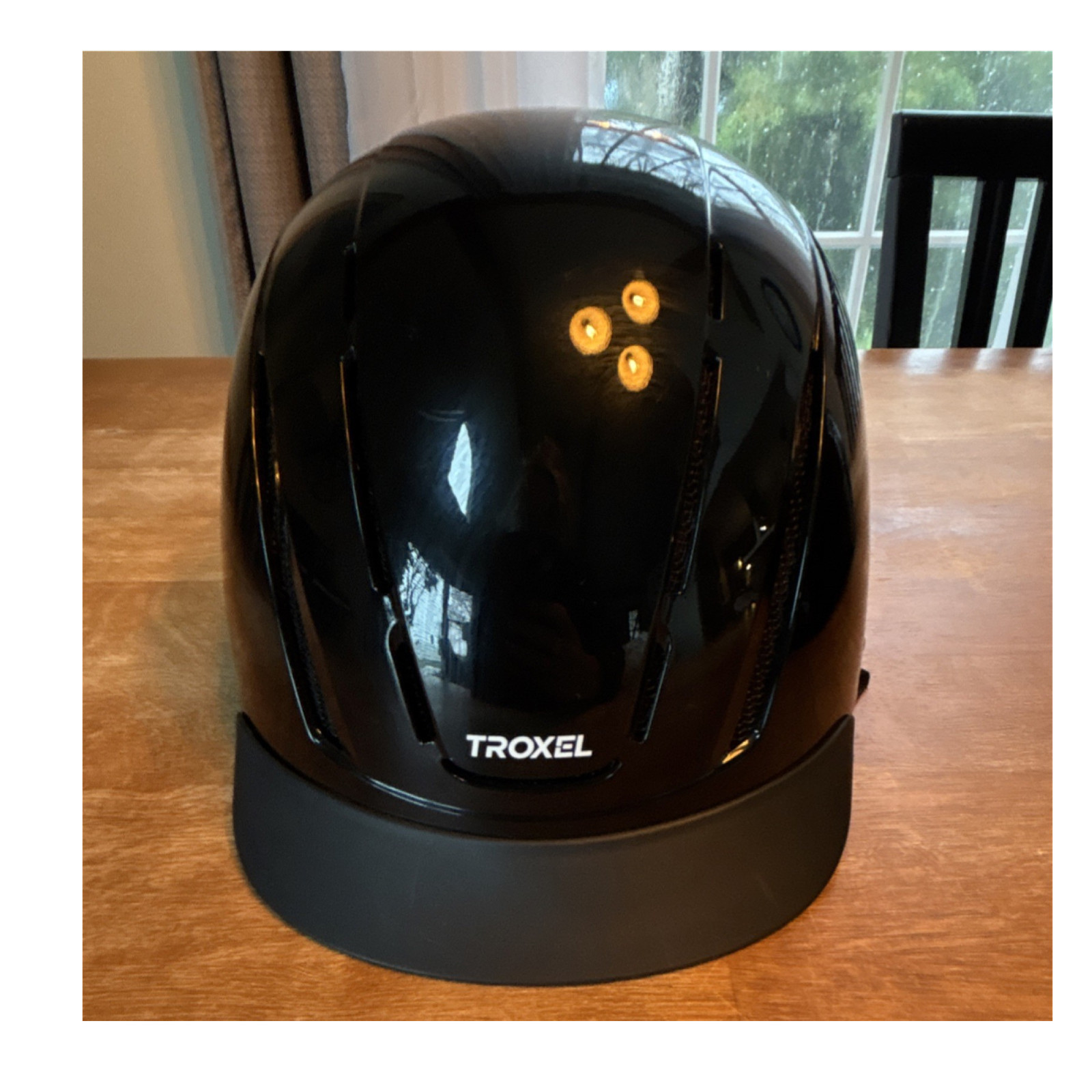 Troxel Black Equestrian Riding Helmet Horseback Safety Gear 