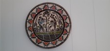 Vintage Petatillo pottery plate from Tonala, ...
