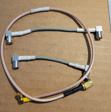 3 Small SMA Male to Male RF cable With Push-On style connectors 351-030-5018