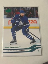 25/26 UPPER DECK SIMON BENOIT GREEN HOLIDAY PARALLEL EXTENDED UD SP #621