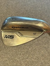 TaylorMade MG5 Chrome 50 Gap Wedge w/ Fujikura Atmos 5A-Flex Shaft  New Grip