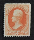 CKStamps: US Stamps Collection Scott#183 2c Jackson Mint H OG Gum Disturb