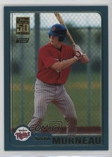 2001 Topps Traded & Rookies Justin Morneau #T235 8at