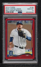 2014 Topps Target Red Nick Castellanos #195 PSA 10 GEM MT 1g3
