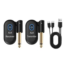 2.4GHz Wireless System for Electric Guitar Bass Violin Receiver Transmitter Set