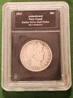 1912-D Barber Half Dollar Average Circ - Slabbed VG - 90% Silver