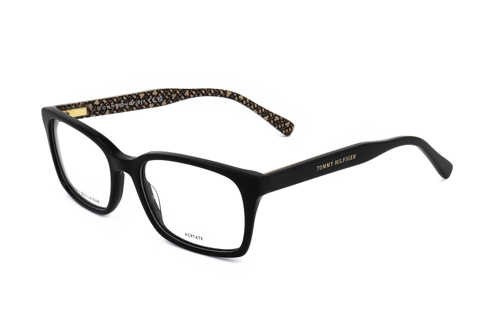 Tommy Hilfiger Womens 52 mm Black Pattern Brown Opticals TH2109-7YQ-52 8790₽