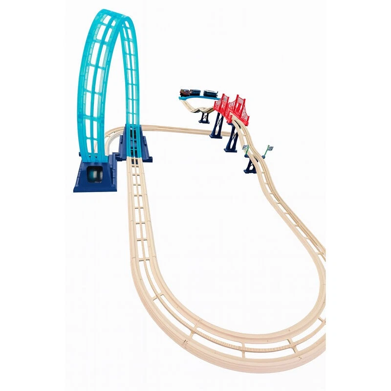 Retro Electric Train Track Set with Sound 54PCS Kids DIY Railway Play Toy Gift - image 3 of 4