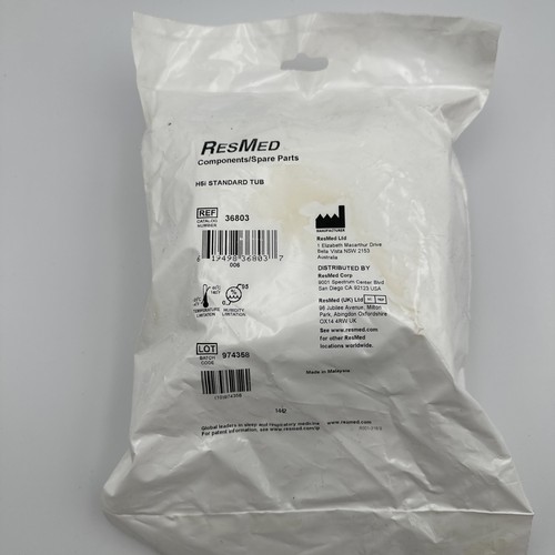NEW Res Med H5i Standard Tub 36803 Replacement Tub Tank SEALED PACKAGE - Bild 2 von 3