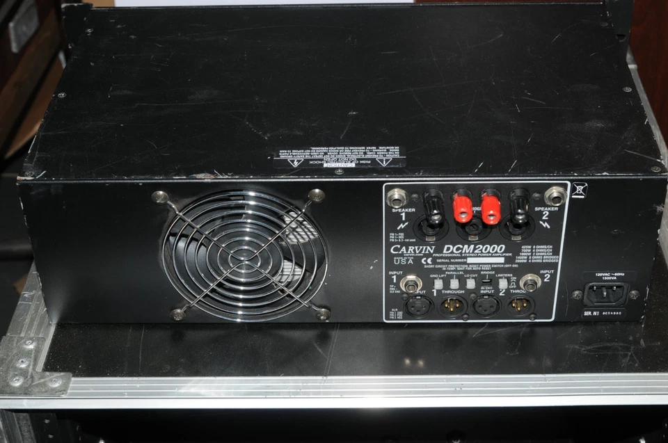 Carvin Dcm 2000 power amplifier Used - Image 2 of 2