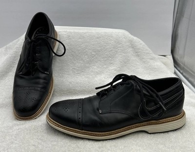 Nike Lunar Clayton 628535 - 001 Black Size 12 US Men s Golf Shoes Pro Shop Used