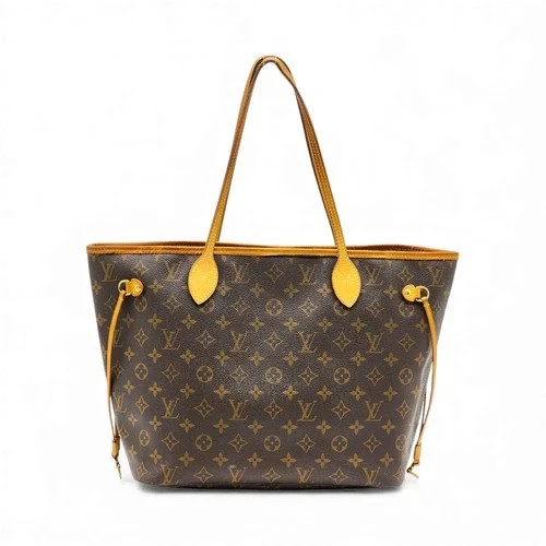 Louis Vuitton Neverfull MM Monogram Canvas Tote Bag Brown - Preowned $2170