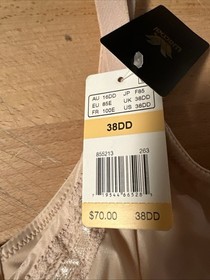 Wacoal Women's Perfect Primer Underwire Bra, sand, 38DD NWT #855213