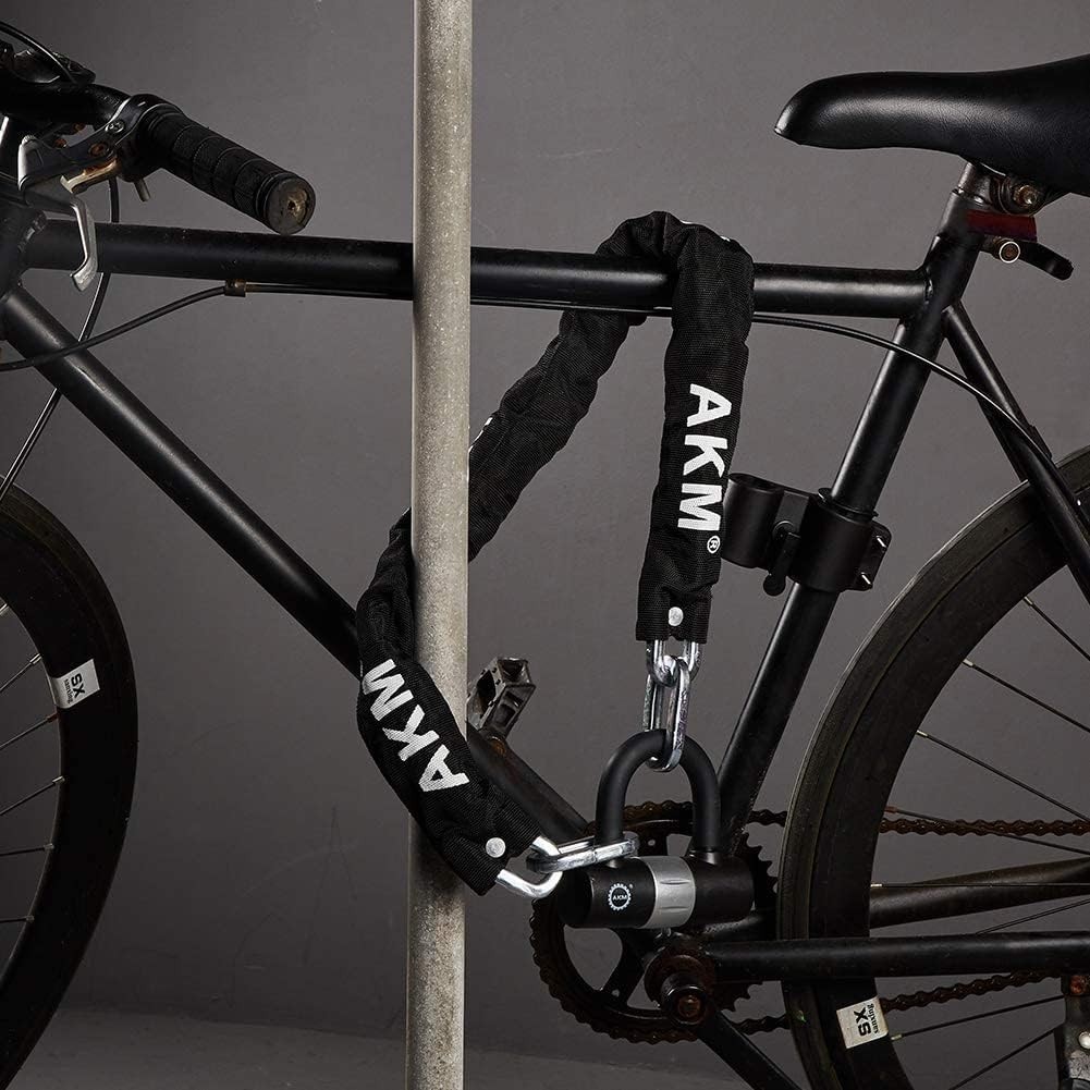 Robust Motorcycle Chain Lock 5.3ft with 16mm U Lock – Strong, Secure, and Sleek