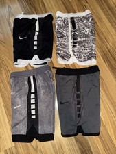 Nike Boys Sz M Medium Shorts Athletic Dri-fit Lot Pockets Drawstring 10/12