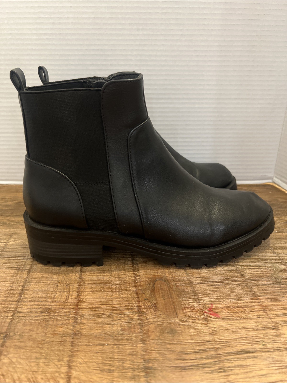 Universal Thread Target Black Combat Chelsea Boot… - image 2