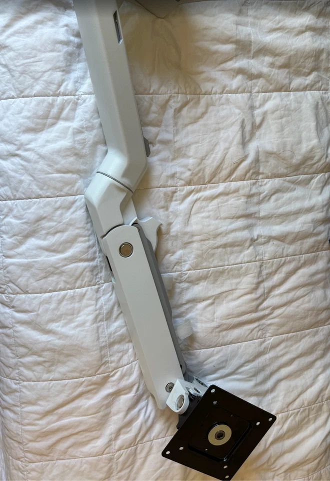 Ergotron – Braço de monitor HX Premium resistente, monitor único VESA - BRANCO - Imagem 2 de 4