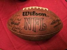 Vintage Wilson Football Signed By Buddy Ryan (See Pics)