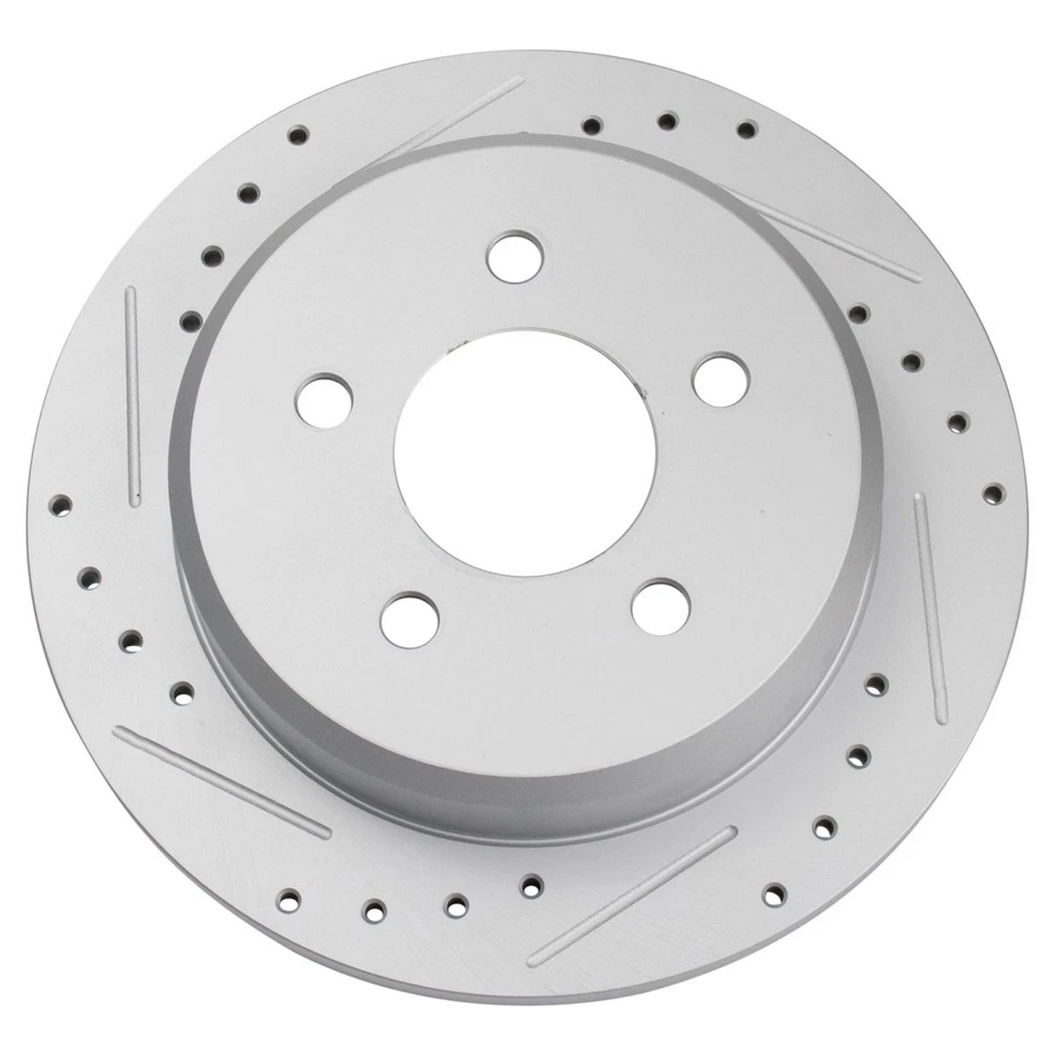 Juego de rotor de freno perforado para Ford Crown Victoria Town Car Grand Marquis 98-02 Foto 2 de 4