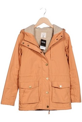 BILLABONG Jacke Damen Anorak Jacket Kurzmantel Gr. XS Baumwolle Orange #m2lfdv3