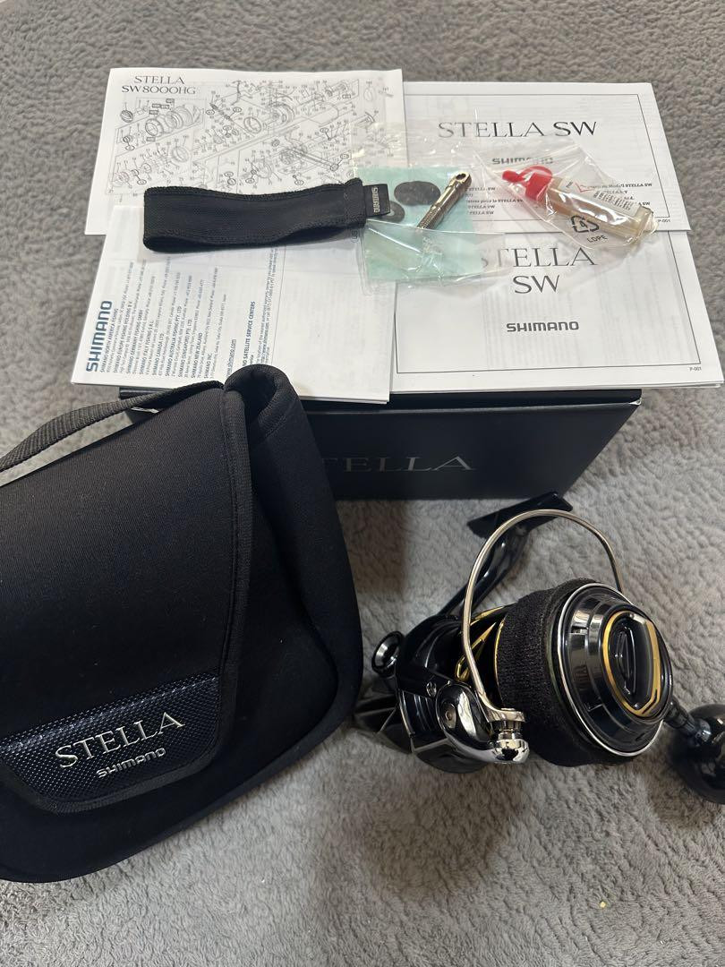 SHIMANO 19 Stella SW 8000PG Fishing Reel Used, Minor Wear SHIMANO 19 Stella SW 8000PG Fishing Reel Used, Minor Wear