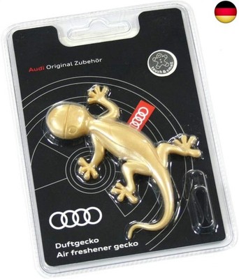 000087009AS Duftgecko Goldoptik Lufterfrischer aromatisch-zimtig, Gelb