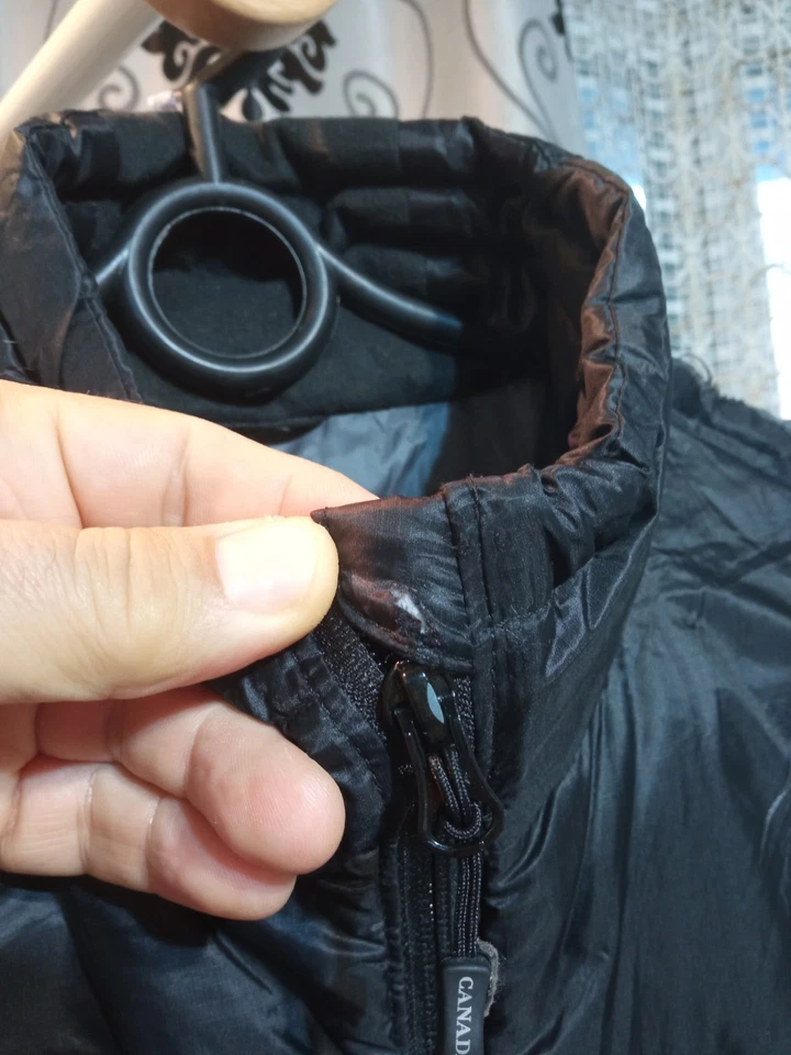 Chaleco quemado Canada Goose Carrik 2010 Toronto Maple Leafs DISTRESSED Foto 3 de 4