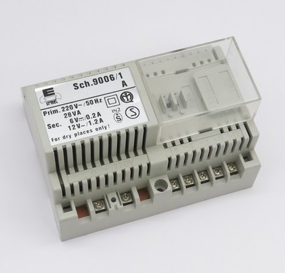 URMET Netzgerät 9006/1 Spannungsversorgung Power Supply 12V AC 1,2A 6V DC 0,2A