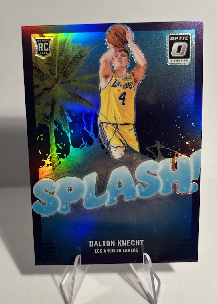 2024-25 Panini Donruss Optic - Splash! Dalton Knecht #12 Purple Prizm (RC)
